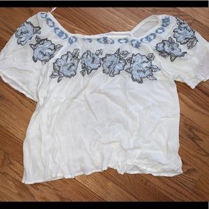 Off the shoulder shirt